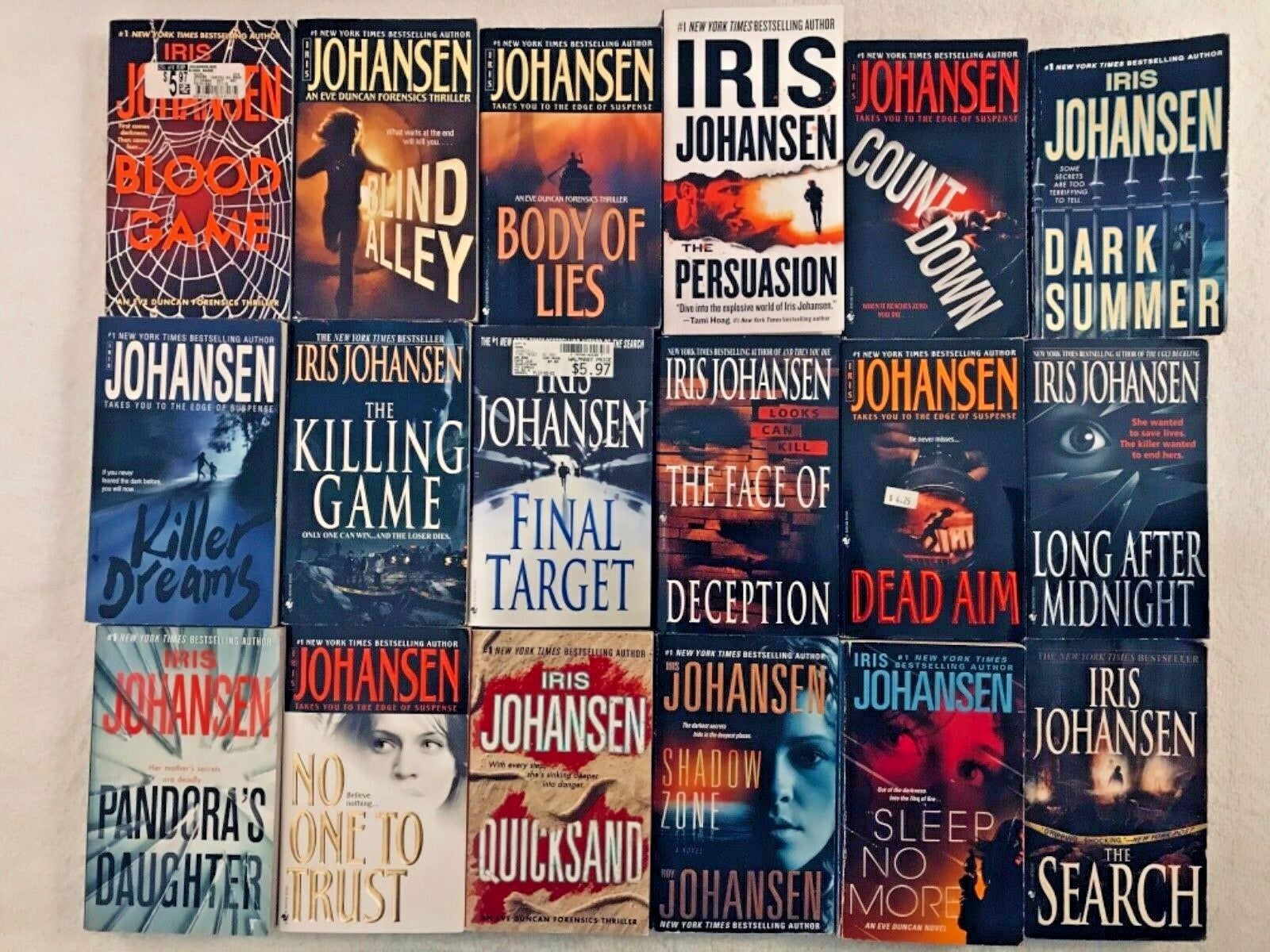 Iris Johansen Ebook Collection – Romantic Suspense & Psychological Thrillers
